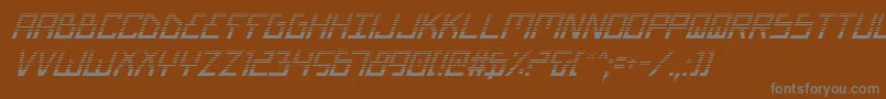More about BionicTypeGradItalic Font BionicTypeGradItalic Font – Gray Fonts on Brown Background