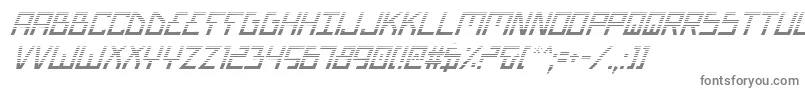 Fonte BionicTypeGradItalic – fontes cinzentas