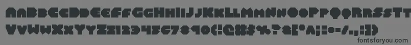 フォントBalastaral – 黒い文字の灰色の背景