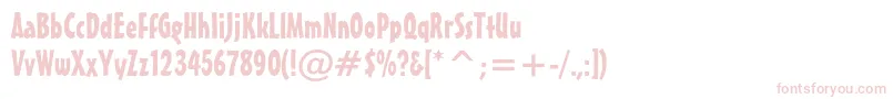 Misterearlcbt Font – Pink Fonts on White Background