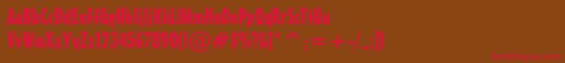 Misterearlcbt Font – Red Fonts on Brown Background