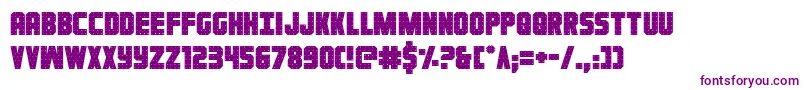 Шрифт Ironforge – фиолетовые шрифты на белом фоне