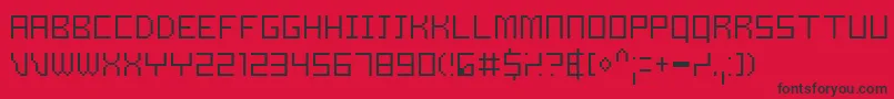 Подробнее о шрифте SamsonThin Шрифт SamsonThin – чёрные шрифты на красном фоне
