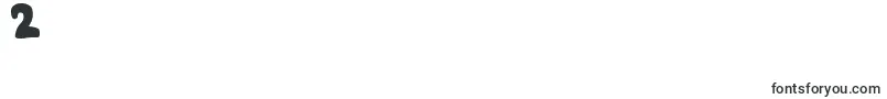 DjbHunkyChunk-Schriftart – Schriften für die Ziffer 2