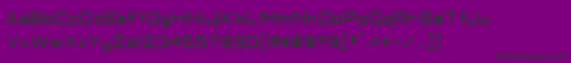 ClassicRobotCondensed Font – Black Fonts on Purple Background