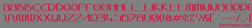 Sqwash Font – Red Fonts on Gray Background