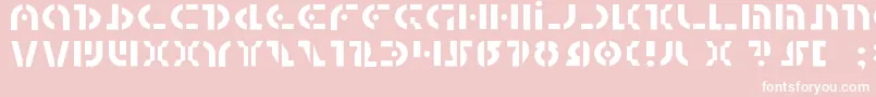 Quest2l Font – White Fonts on Pink Background