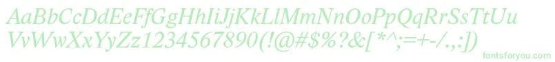 LidoStfItalic Font – Green Fonts