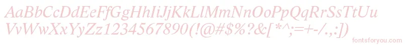 LidoStfItalic Font – Pink Fonts