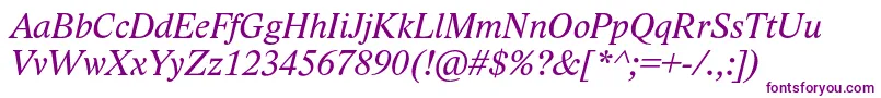 LidoStfItalic Font – Purple Fonts