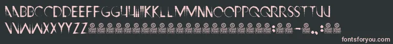 Ripleys ffy Font – Pink Fonts on Black Background