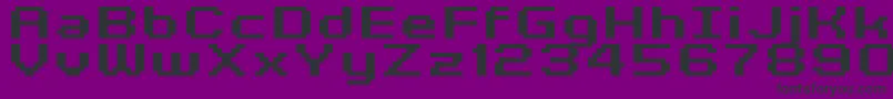 GrixelKyrou7WideBoldXtnd Font – Black Fonts on Purple Background