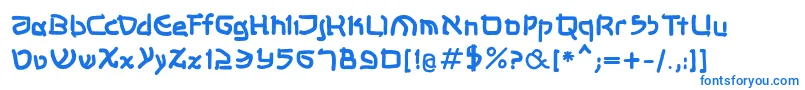 Shalommkbold Font – Blue Fonts