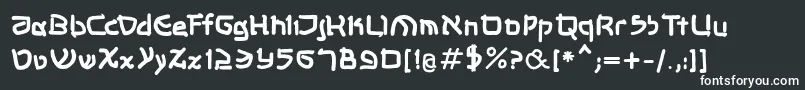 Shalommkbold Font – White Fonts