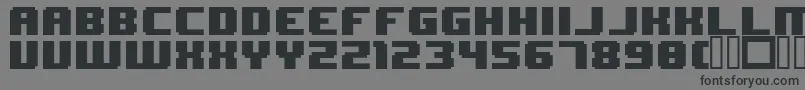 8BitWonder Font – Black Fonts on Gray Background