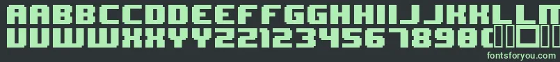 8BitWonder Font – Green Fonts on Black Background