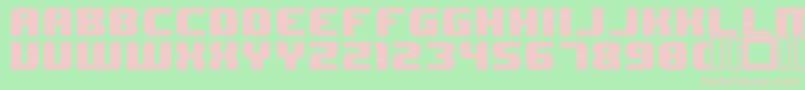 8BitWonder Font – Pink Fonts on Green Background