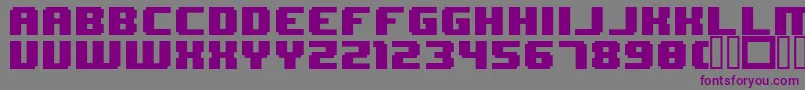 8BitWonder Font – Purple Fonts on Gray Background