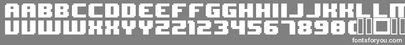 8BitWonder Font – White Fonts on Gray Background