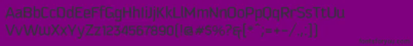 Kautivaproc Font – Black Fonts on Purple Background