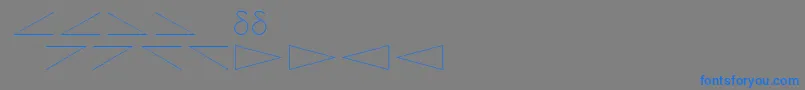 fuente Amdtsymbols – Fuentes Azules Sobre Fondo Gris