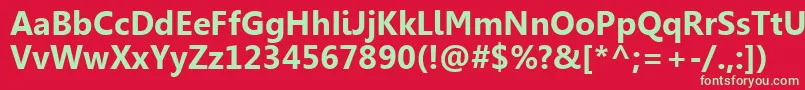 Czcionka LeelawadeeРџРѕР»СѓР¶РёСЂРЅС‹Р№ – zielone czcionki na czerwonym tle