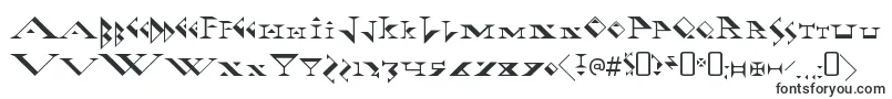 Шрифт FadgodRegular – футуристические шрифты