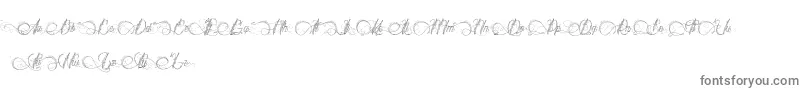 DianeDeFrance Font – Gray Fonts on White Background