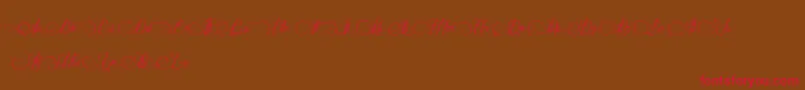 DianeDeFrance Font – Red Fonts on Brown Background