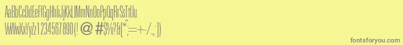 More about UniversalucldbNormal Font UniversalucldbNormal Font – Gray Fonts on Yellow Background