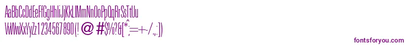 UniversalucldbNormal Font – Purple Fonts on White Background