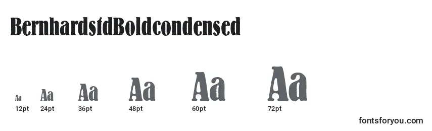 BernhardstdBoldcondensed Font Sizes
