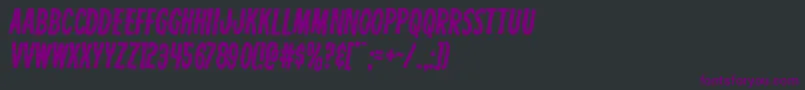 Carnivalcorpserotate2 Font – Purple Fonts on Black Background