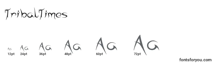 TribalTimes Font Sizes