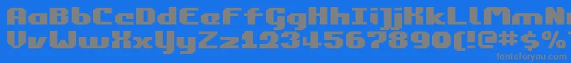 Commonv2e Font – Gray Fonts on Blue Background