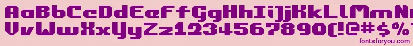 Commonv2e Font – Purple Fonts on Pink Background