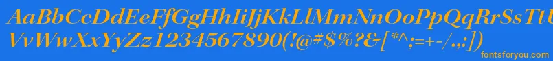 Saiba mais sobre a fonte KeplerstdSemiboldextitdisp Fonte KeplerstdSemiboldextitdisp – fontes laranjas em um fundo azul