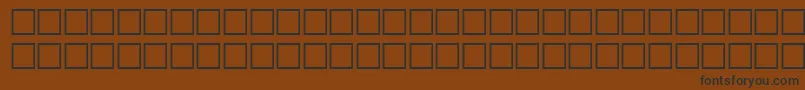Carrdingbats2Regular Font – Black Fonts on Brown Background