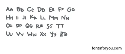 Review of the TyeDyeJerky Font