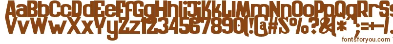 ZaiKinematografiapolska1908solid Font – Brown Fonts