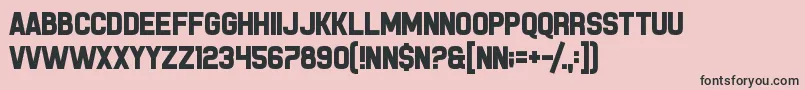 More about PistonPressure Font PistonPressure Font – Black Fonts on Pink Background