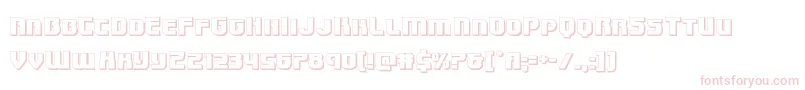 Шрифт Speedwagon3D – розовые шрифты