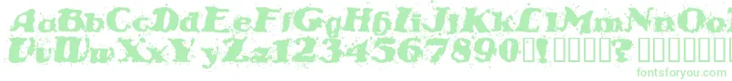 Więcej informacji o czcionce StablenoByVeredgf Czcionka StablenoByVeredgf – zielone czcionki
