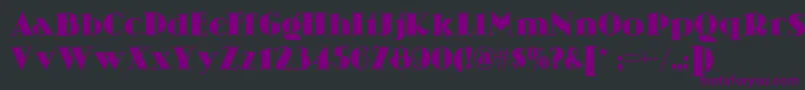 Skittles Font – Purple Fonts on Black Background