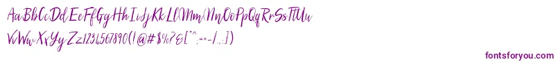 SilhouettoScript Font – Purple Fonts