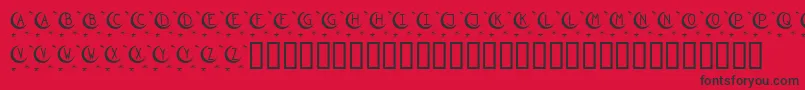 More about KrTwinkle Font KrTwinkle Font – Black Fonts on Red Background