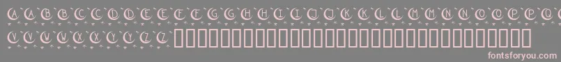 KrTwinkle Font – Pink Fonts on Gray Background