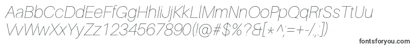 AileronUltralightitalic Font – Fonts for Microsoft Word