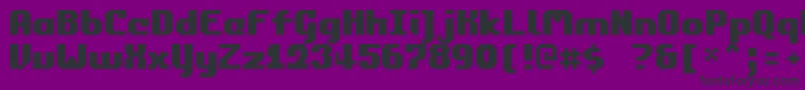 Commonwealth2 Font – Black Fonts on Purple Background