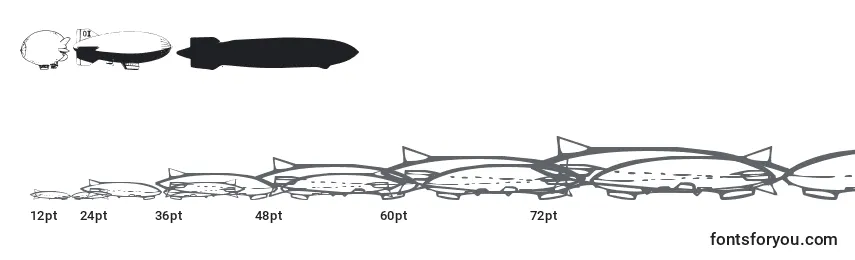 Размеры шрифта Xep